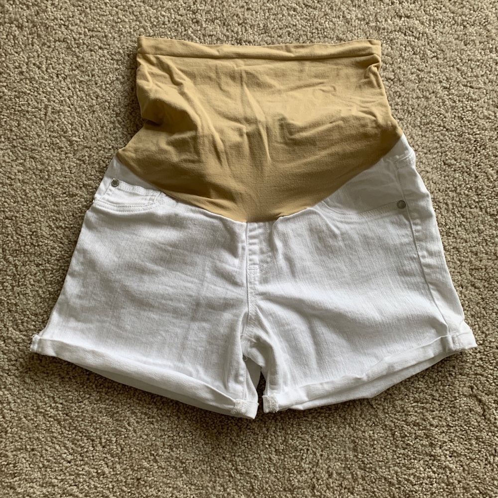Indigo Blue Maternity Shorts